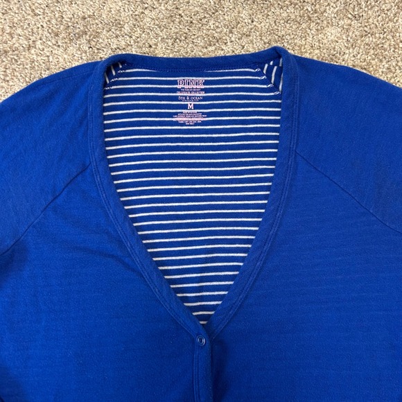 PINK Victoria Secret Kentucky Wildcats UK Cardigan Women Size Medium Velour UK - Picture 5 of 10